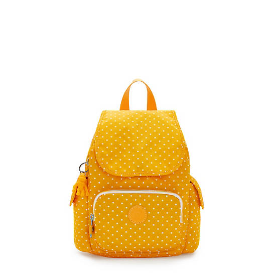 Kipling City Pack Mini Printed Rugzak Geel | België 1720ZU